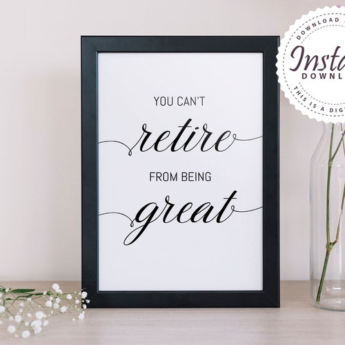 Retirement Printable Sign Retirement Party Retirement - Etsy