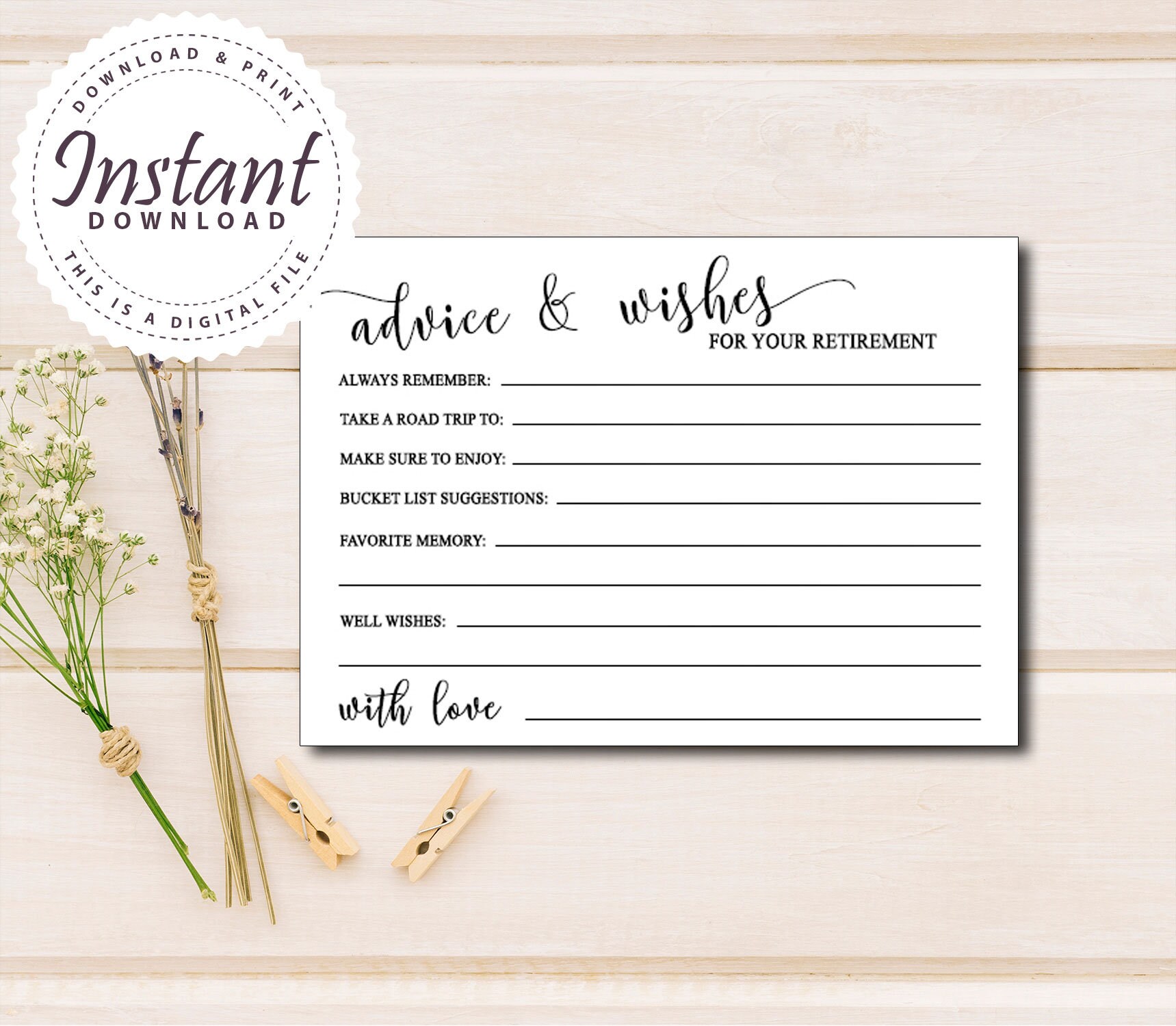 Retirement Bucket List Card Retirement Bucket List - Etsy
