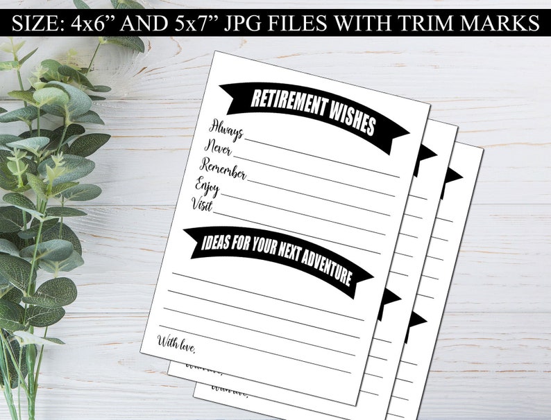 Retirement Bucket List Card Retirement Party Retirement - Etsy
