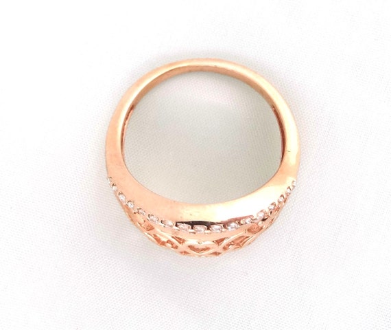 Rose Gold Ring - Gem