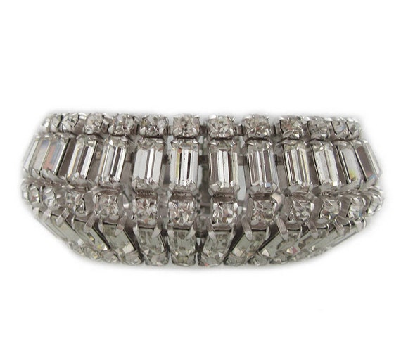 Vintage Sherman Crystal Bracelet - image 2