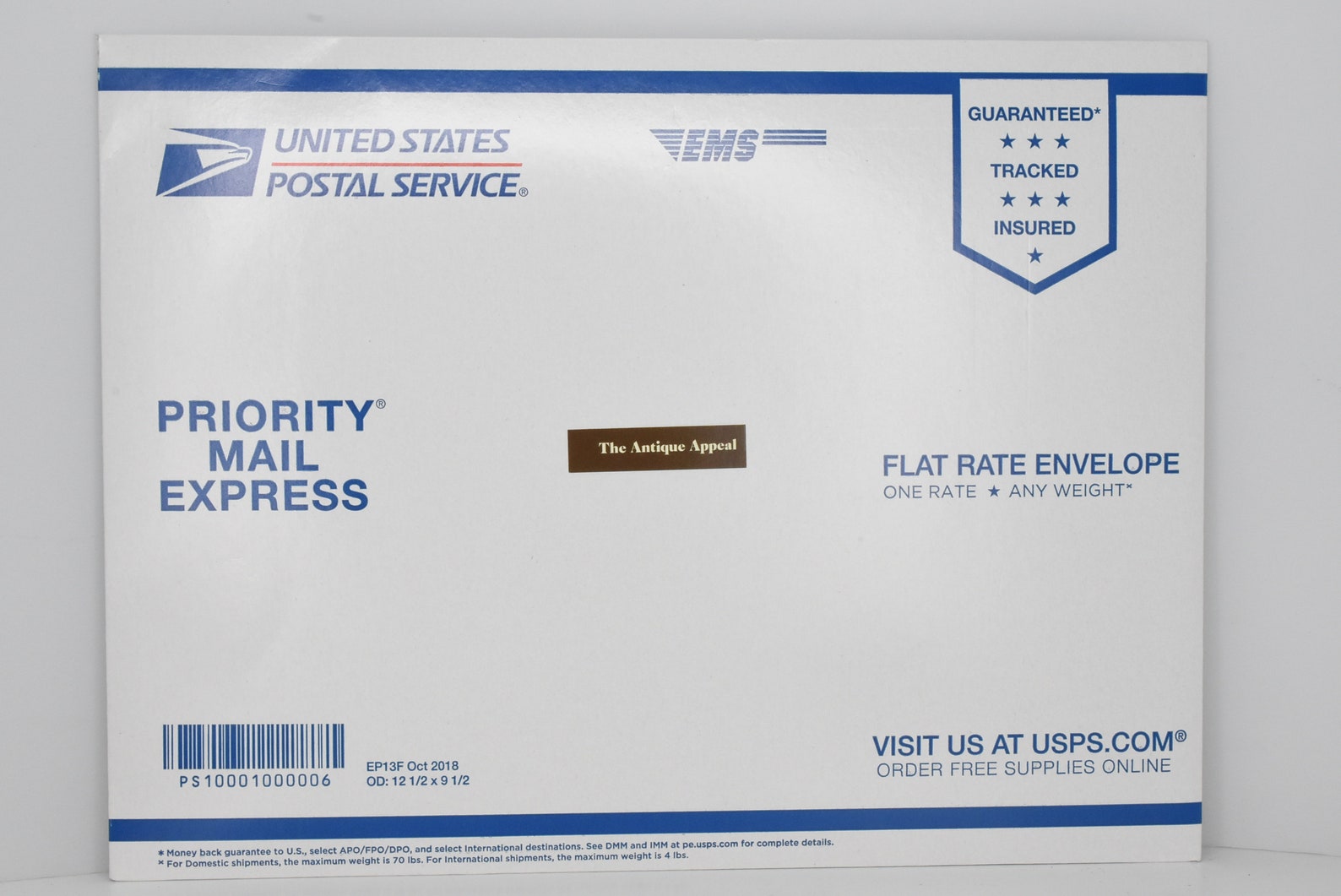 USPS Priority Express Flat Rate Envelope USA Shipping Address Etsy