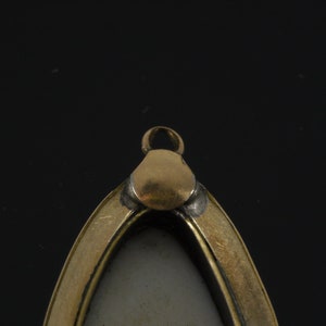 Elizabethan English Renaissance 1600s Portrait Miniature 10K Gold Pendant image 9