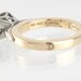 Vintage Superfit 0.47ct Diamond Engagement Ring 14k Yellow Gold Hinged ...