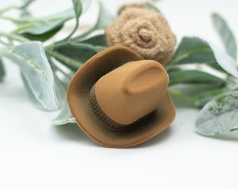 Lot De 3 Boîtes à Bijoux En Forme De Chapeau De Cowboy