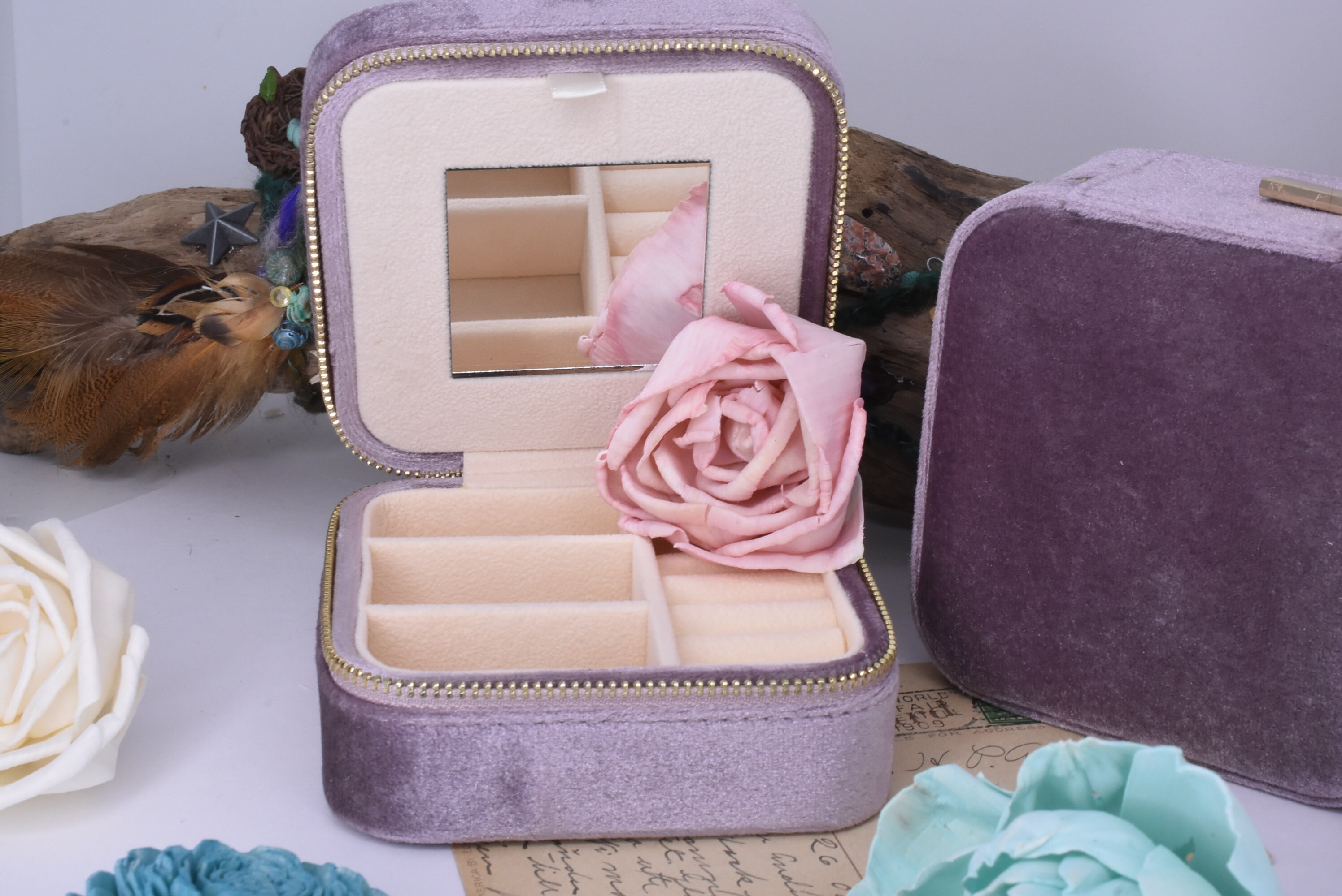⭐️未使用保管品⭐️完売！入手困難品ヴェルベット・ベージュ⭐️本革製ボエム⭐️モンブラン il_fullxfull.3949392875_mmmk.jpg