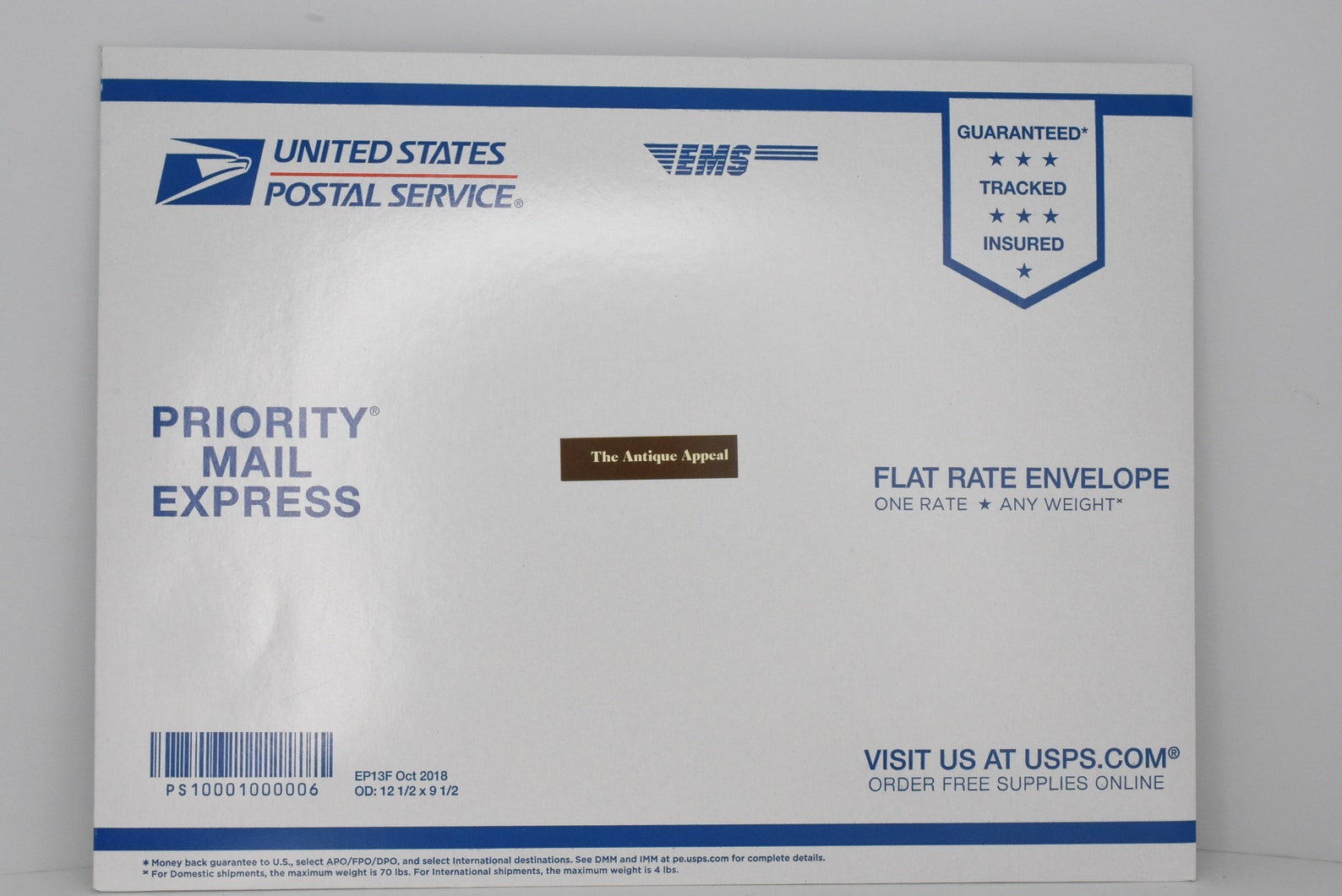 USPS Priority Express Flat Rate Envelope |USA Shipping Address Only ...
