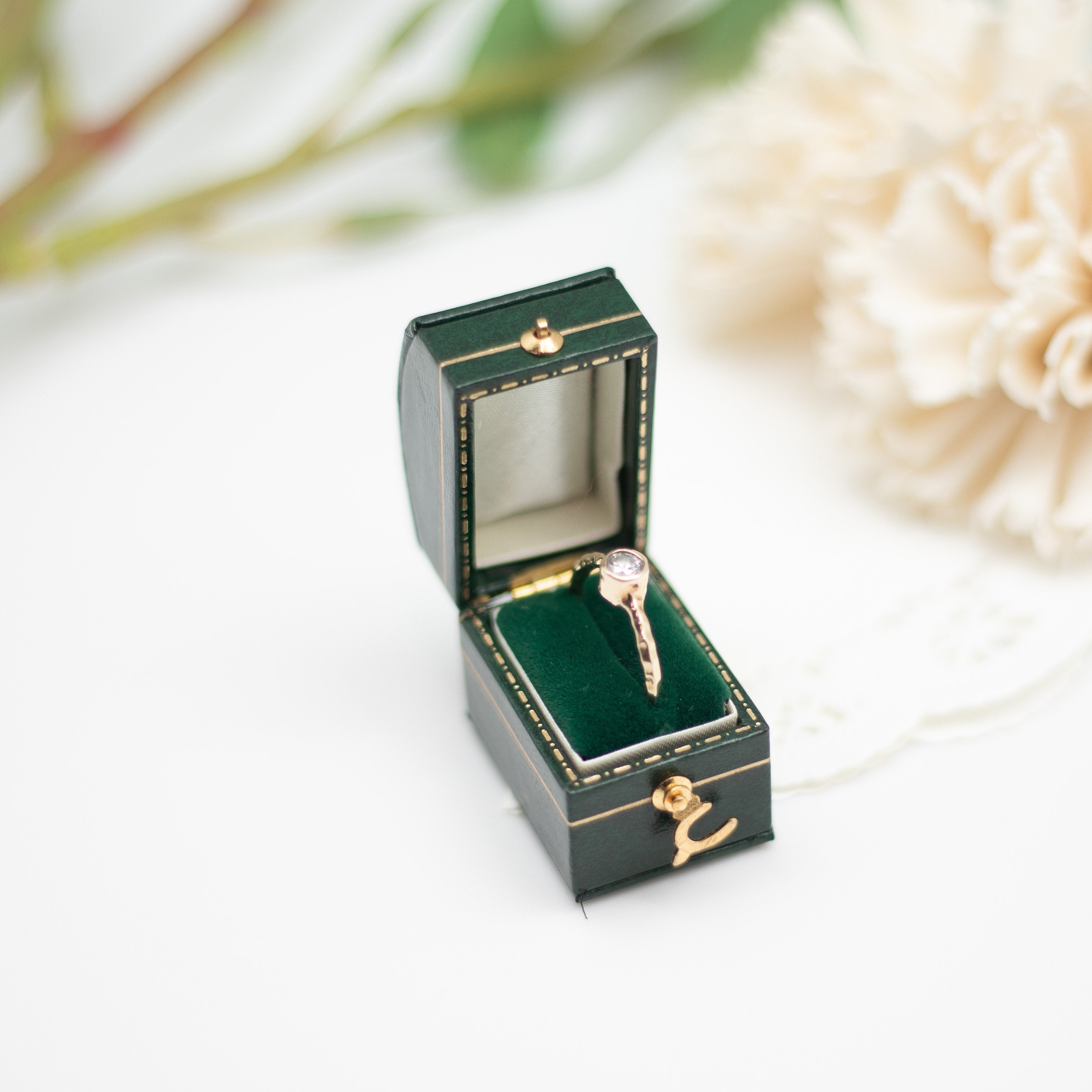 Luxury Antique Style Mini Ring Box ,victorian Style Jewelry Box