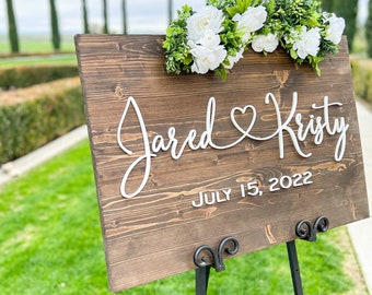 Wedding Sign, Wedding Welcome Sign, Welcome Wedding Sign Wood, Wedding Decor, Wedding Signage, Welcome Sign Wedding, Welcome to our Wedding