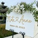 see more listings in the Wedding Sign section