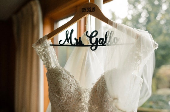 Etsy wedding dress hanger sales