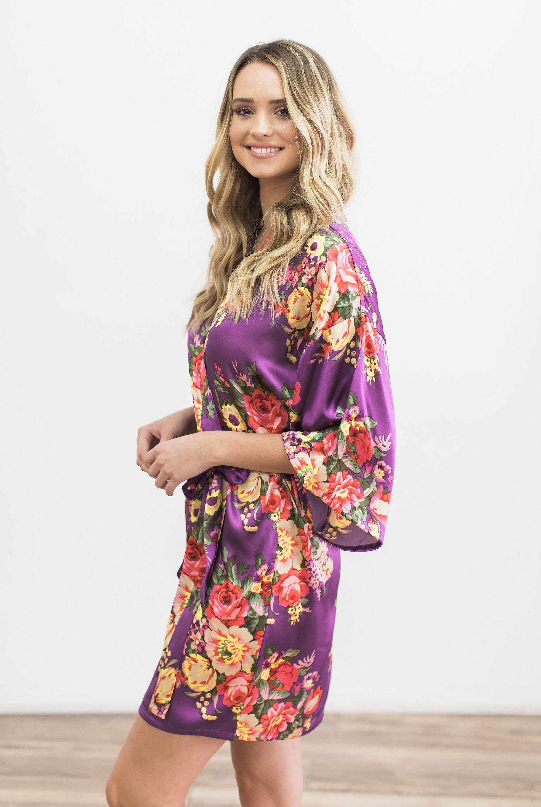 flower bridesmaid robes