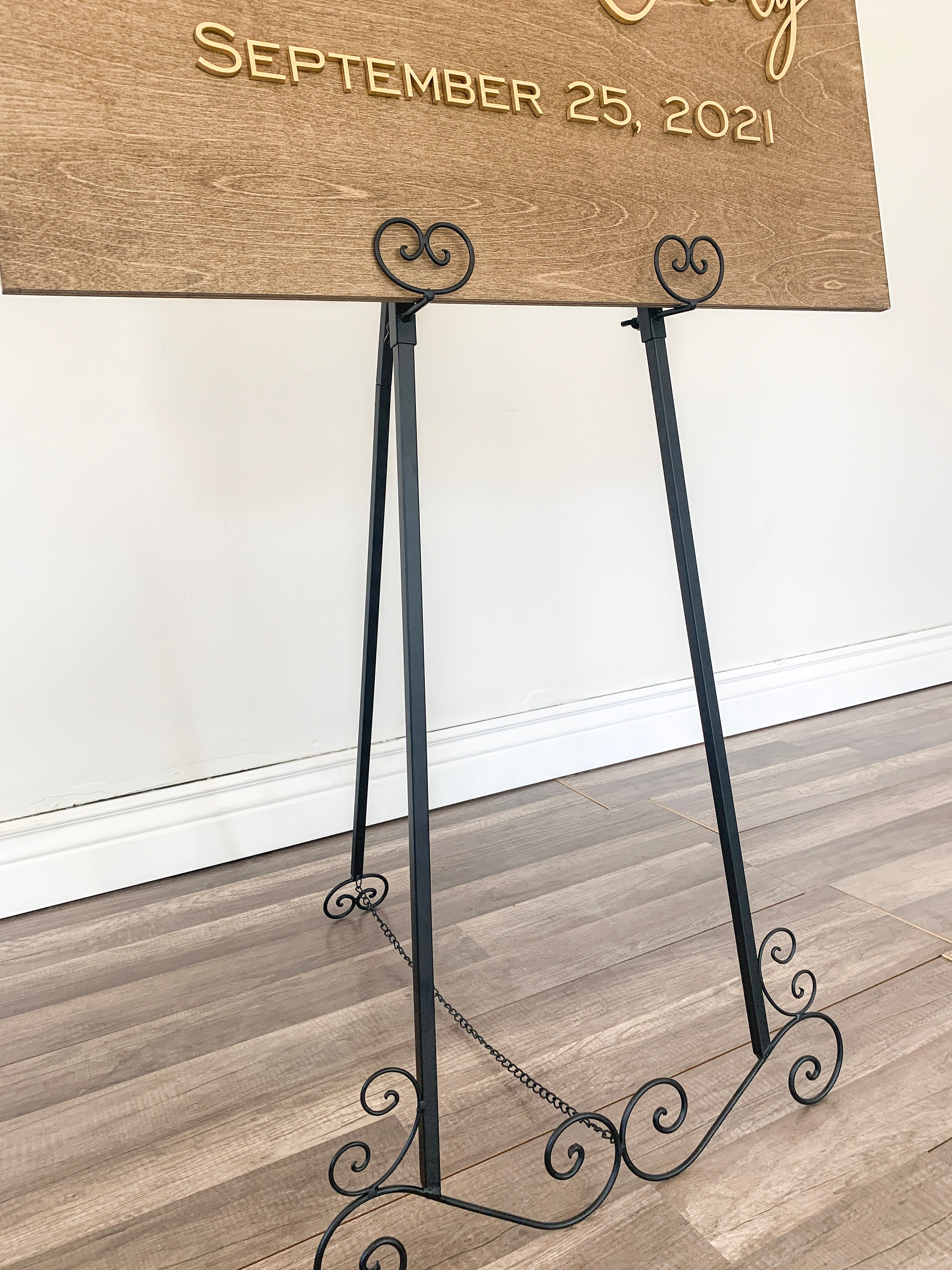Easel Wedding Sign Easel Wedding Sign Stand Floor Easel Etsy