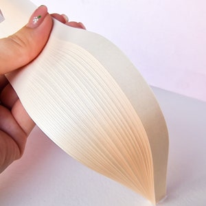 Metallic Creme Quilling Papier, Weihnachten 3 mm, 5 mm, 10 mm Papierpackung, Papierhandwerk, Papierfiligran