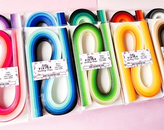 Papel para filigrana, paquete múltiple de 60 tiras de filigrana de colores, paquete de papel de 10 mm, manualidades de papel, filigrana de papel