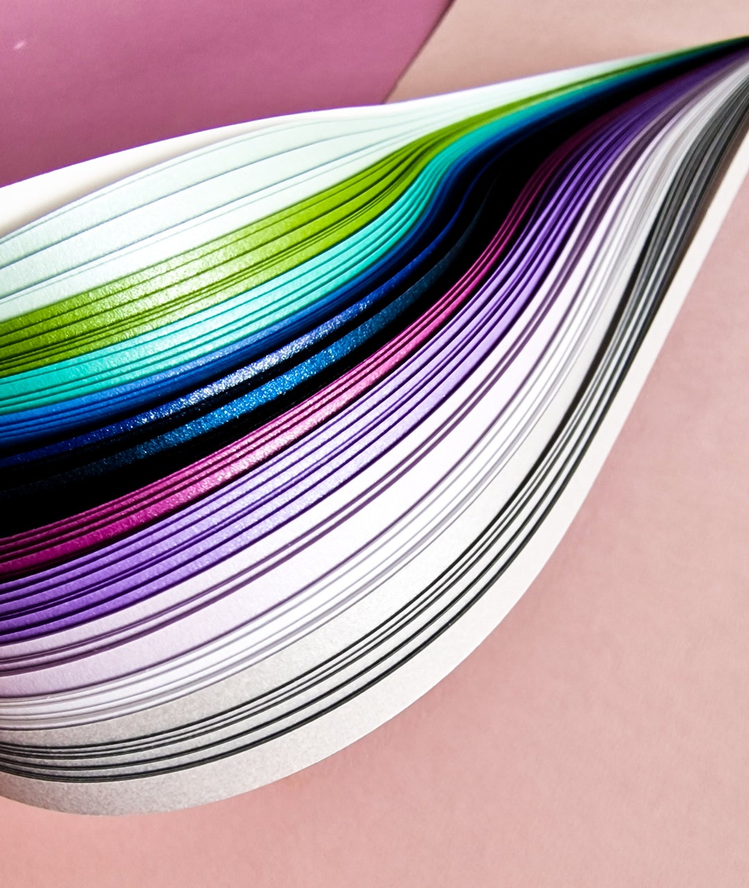 Metallic Quilling Paper, Silver Christmas 3mm, 5mm Paper Pack, Paper Craft, Paper Filigree Etsy