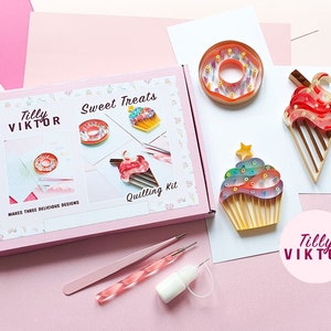 Kit per quilling, kit per artigianato, kit per quilling di dolciumi
