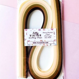 Carta per quilling, strisce per quilling, confezione di carta neutra da 5 mm e 10 mm, artigianato di carta, filigrana di carta