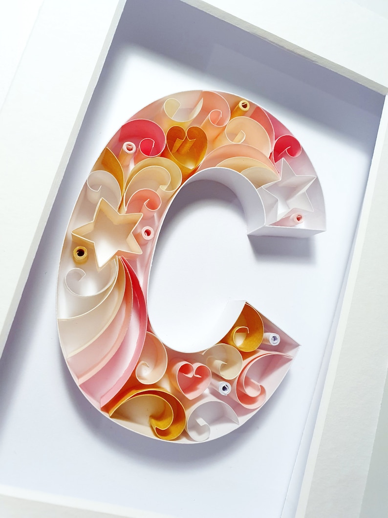 Personalised Name Art Customised Initial Nursery Wall Art Etsy