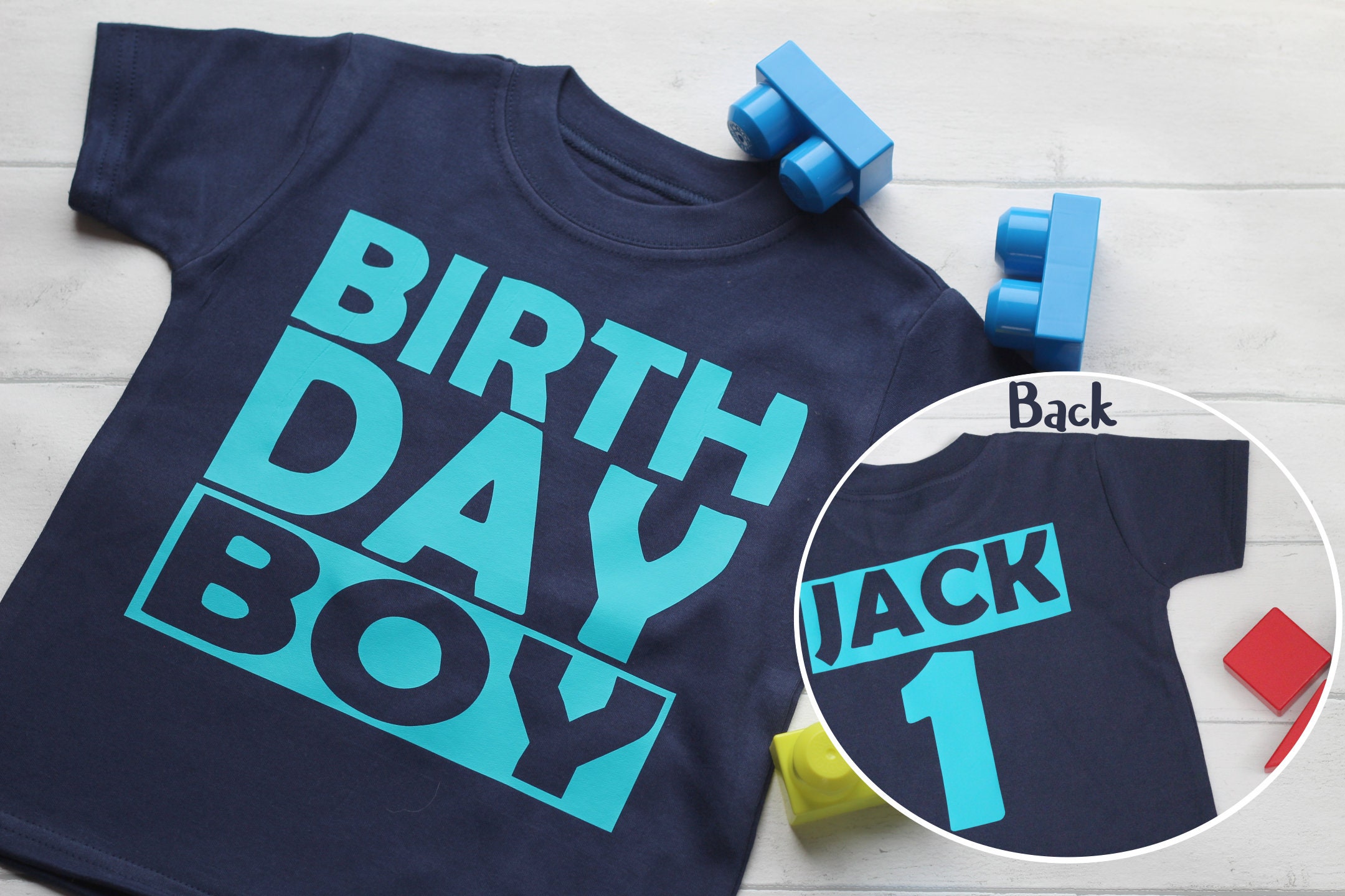 personalised 1st birthday shirt
