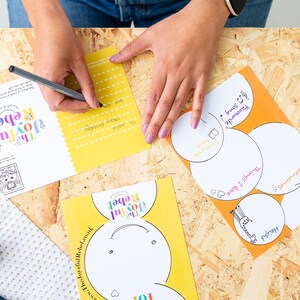 Happy birthday card can be included with a handwritten message. Also includes a Milestone that can be updated with all the children's details.