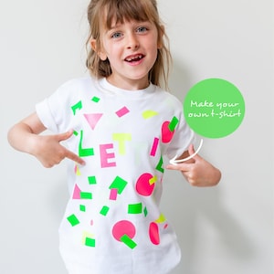Glow-in-the-Dark Kids Artist T-Shirt Craft Kit: DIY No-Mess Art