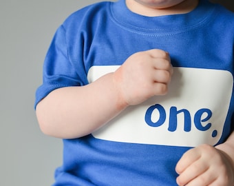 Personalized 1st Birthday T-Shirt: Soft Cotton