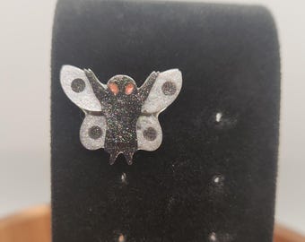 Mothman Holographic Pin - Handmade