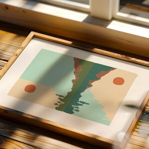 Sunset Lake Wall Art | Instant Download, Landscape Wall Art, Sunset Wall Art, Digital Prints, Lake Reflection, Nature Art Prints