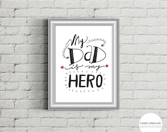 Poster - My Dad is my hero