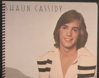 Shaun Cassidy LP notebook (8.5" x 11")