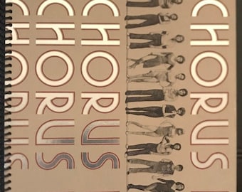 A Chorus Line LP notebook (8.5" x 11")