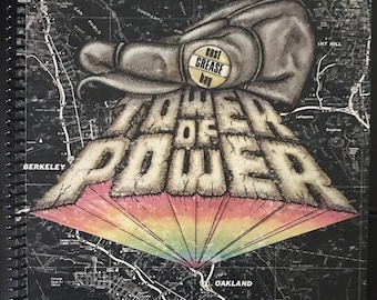 Tower of Power LP notebook (8.5" x 11")