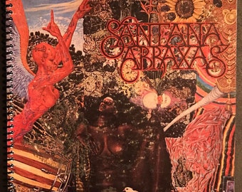 Santana LP notebook (8.5" x 11")