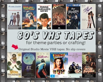 Lot of  5, 10, 15, 20, 25, 30 VHS tapes (No covers) for Arts & Crafts