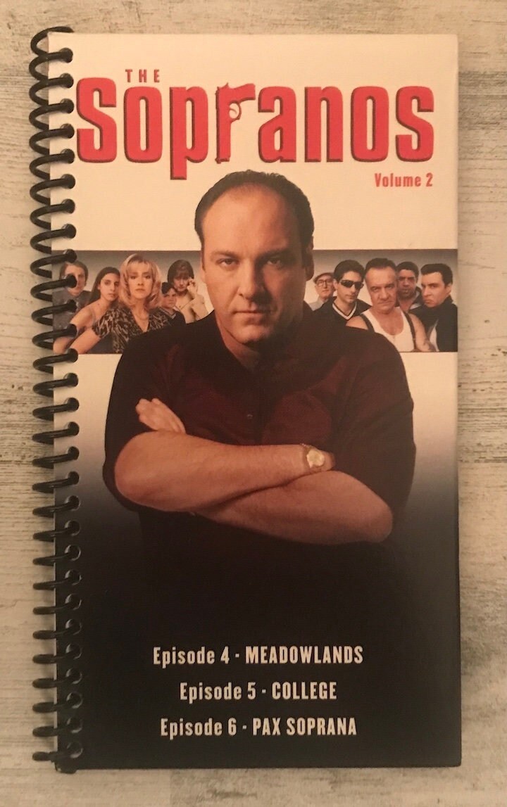 The Sopranos VHS Notebook - Etsy