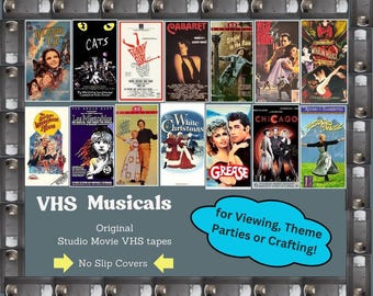 Lot of  5, 10, 15, 20, 25, 30 VHS tapes (No covers) for Arts & Crafts