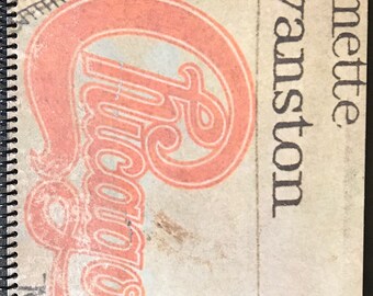 Chicago LP notebook (8.5" x 11")
