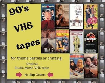 Lot of  5, 10, 15, 20, 25, 30 VHS tapes (No covers) for Arts & Crafts