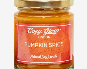 Cozy Glow Pumpkin Spice Soy Candle - Autumn Bestseller