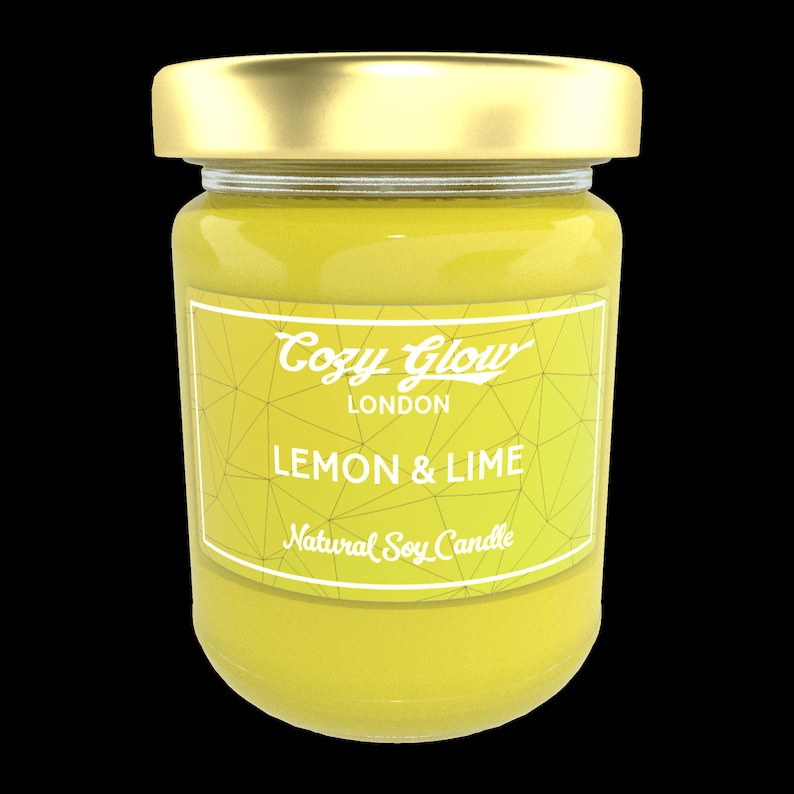 Cozy Glow Lemon & Lime Soy Candle image 1