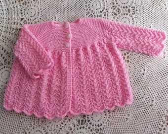 Baby Girl Jacket, Matinee Jacket, Newborn Gift, Baby Shower Gift, Girls Jacket