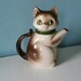 Very cute cat shaped teapot! Japanese design 1970s ceramic
