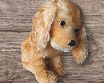 STEIFF Chien peluche mohair Cocker Jouet - Objets divers
