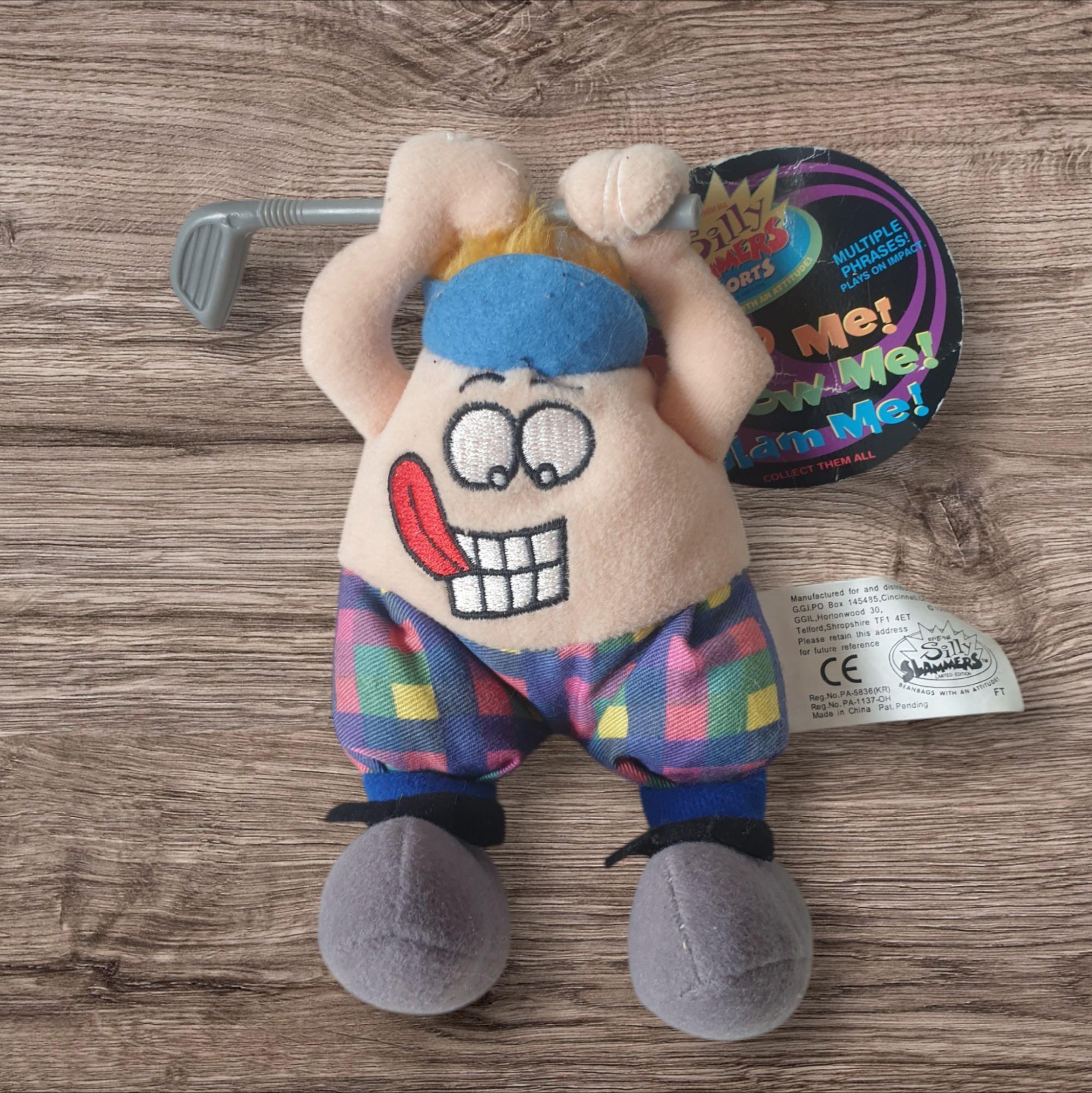 Vintage 1998 Silly Slammers McDivot #34 golf player funny sounds collectible retro toy limited edition