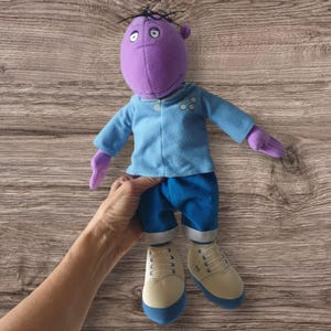 Vintage Tweenies Milo soft toy BBC television program character plush toy retro 36 cm 14 inches