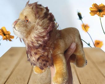 シュタイフ　ライオン　アンティーク アンティーク シュタイフ ライオン ぬいぐるみ Steiff Leo 12cm