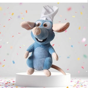 Ratatouille Remy rat plush collectible Disney Pixar Whitehouse Leisure soft toy cartoon movie character 25 cm / 9,8 inch