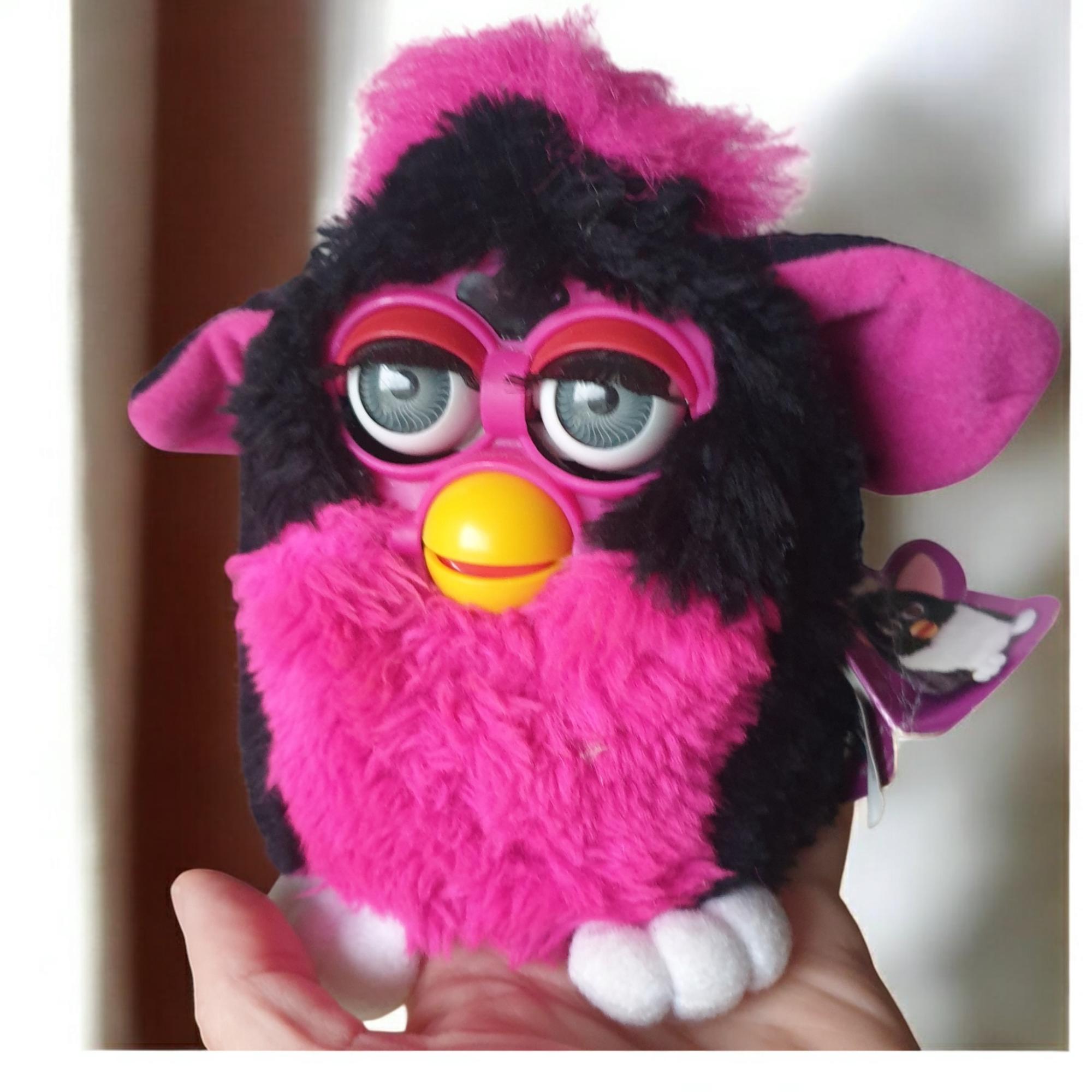 Maison de FLEUR - yufu ダークピンク&ブラック Vintage Juicy Grape Furby Rare Collectible Interactive Toy Tiger