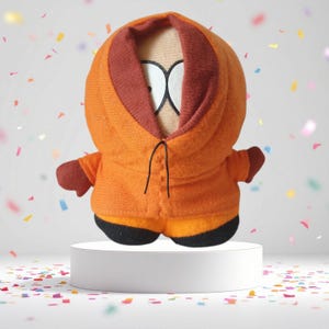 Vintage Kenny plush Southpark 2001 collectible soft toy tv cartoon character Comedy Central approx 17 cm / 6.7 inch rare licensed item